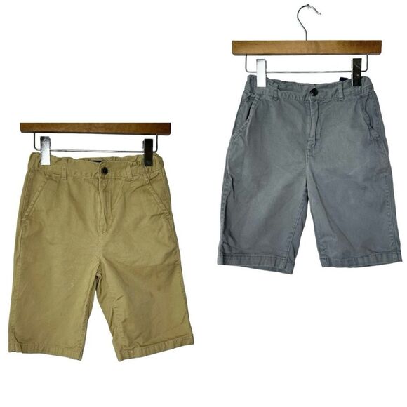 The Children’s Place Boys 12 Slim Twill 9” Shorts Bundle of 2 - Picture 1 of 12